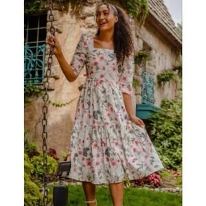 NEW! IVY CITY CO. 'Cora' Dress in WHITE FLORAL (XL)